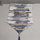 HoliSelear Multi-Size Colorful Leaf Table Runner Fall 13 x 72 Inch for Farmhouse Long Side Desk Tall Kitchen Tea/Coffee Table Dining Room Decoration Party Dresser Thanksgiving Christmas Blue : Home & Kitchen