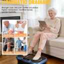Vibration Plate Exercise Machine, Vibration Platform for Lymphatic Drainage Full Body, 99 Speed Levels, 5 Workout Modes & Resistance Bands, Home Gym Equipment for Shaping, Toning & Weight Loss
