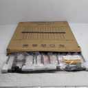 InnoTruth 29.540.75" Baby Gate for Stairs, 30" Tall Dog Gates for Doorways & Hallways, Safety Gate for Kids & Pets, Pressure-Mounted Walk-Through with Dual Lock & 2-Way Swing, Brown