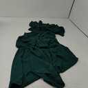 PRETTYGARDEN Women's Maxi Dresses 2025 Summer Trendy Cap Short Sleeve Button V Neck Casual Flowy Pleated Long Dress Blue Green