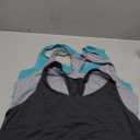 Hanes Women's Racerback Cotton T-Back Bralette (3 Pack) (X-Large)