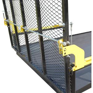 Jungle Jims Rapid Latch Trailer Gate Locking System  Easy One-Side Open and Close, Secure with One Padlock, Compatible with Gorilla Lift and EZ Gate, Max Width 6'9"