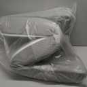 Homemate King Size76"x10"x6" Bed Wedge Pillow for Headboard - Upgraded Bed Gap Filler King Between Mattress and Headboard - Wedge headboard Pillow - Grey