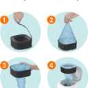 Diaper Genie Jumbo Square Refill, with Continuous Film, can Hold up to 810 Newborn-Sized Diapers per Refill.