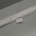 LazBlinds Cordless 1" Vinyl Mini Blinds for Indoor Windows - Light Filtering Horizontal Window Blinds & Shades, 42" W x 64" H, White