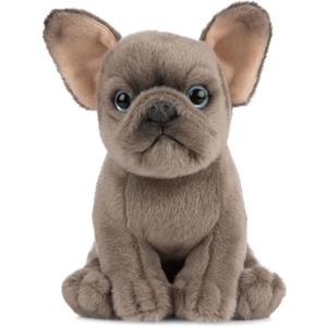 Living Nature French Bulldog Puppy Stuffed Animal | Fluffy Dog Animal | Soft Toy for Kids | 6 inches