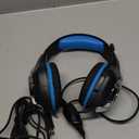 Gaming Headset for PC, Ps5, Switch, Mobile, Gaming Headphones for Nintendo with Noise Canceling Mic, Deep Bass Stereo Sound (Black Blue)