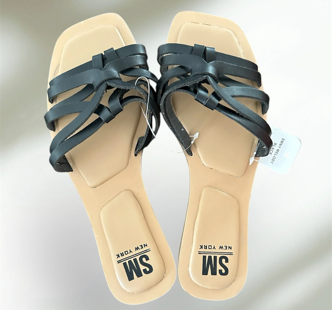 SM New York Women Shoes Black 7