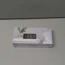 Peakeep Battery Operated Digital Alarm Clock for Bedrooms - Cordless Large Big Numbers 4 Dimmers, Auto Dimming for Seniors, Adjustable Volume Loud Alarm Clock for Heavy Sleepers Adults (Green Digits)