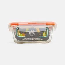 MasterChef Glass Storage Square Container 84.5 fl oz, 2 pack, 1 Snapware Total Solution food storage container