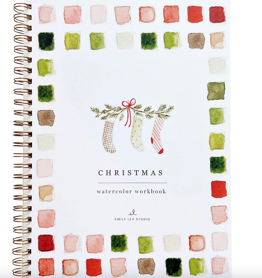 Christmas Watercolor Workbook