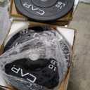 CAP Barbell Rubber Olympic Bumper Plate | 10lb Black Pair
