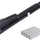 Long Reach Stapler Office Staplers Desktop Stapler, 50 Sheets Capacity Long Arm Staplers with 1600pcs 23/8 Staples (Black, 50 Sheets Capacity)