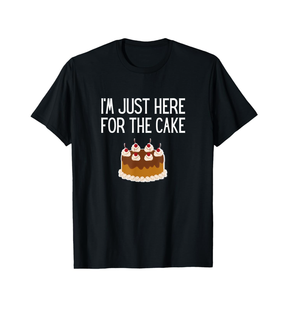 Gildan I'm Just Here For The Cake Funny Here For The Cake T-Shirt Kids 4