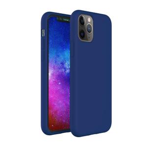 ZUSLAB Case Compatible with Apple iPhone 11 Pro Max Phone Silicone Gel Rubber Bumper Cover for iPhone 11 Pro Max Slim Thin Hard Shell Shockproof Full-Body Protective Case - Blue