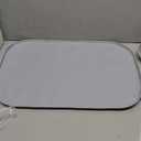 Silicone Pet Feeding Mat Raised Edge Food and Water Bowl Mat for Cats and Dogs Deep Prevents Messy Spills and Keeps Floors (Dark Grey)