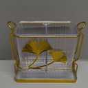 2-Compartment Transparent Silverware Organizer, Drip Tray, Suspended Utensil Caddy for Forks, Spoons, Knives, Elegant Cutlery Holder for Kitchen Countertop, Party Use