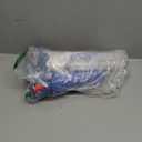 Pool Vacuum Cleaner for Above Ground Pool, Jet Underwater Cleaner with 3 Scrub Brushes & Nylon Mesh Net, Portable Pool Vacuum for Spa Fountain Pond Hot Tub Includes 47" Telescopic Pole, Dark Blue