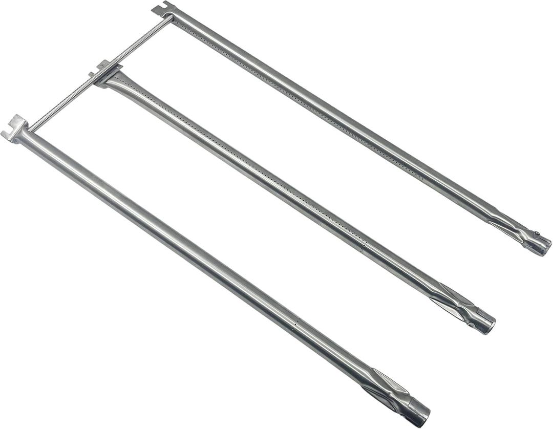Direct Store Parts DA107 7508 Stainless Steel 3 Burner Tubes fits for Weber Genesis Silver B & C, Spirit 700 & Genesis Gold B/C (2002+), Spirit E-310 & E-320 (2007-2012) Gas Grills with Side Control