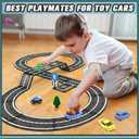 Magnetic Tiles Road Set, Roads Expansion Pack, Magnetic Blocks Building Toys for Toddler, Creative Montessori Toys for 3+ Year Old Boys & Girls, Ideal Gifts for Kids Ages 3-5 5-7