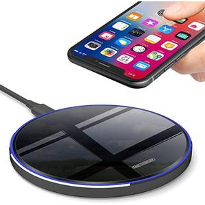 Wireless Charger 30WWireless Charger Pad Fast Wireless Charging Compatible with Galaxy S24/S23/S22/S21/S20/S10, Fast Charger Compatible with iPhone 16/15/14/13/12/11 Series