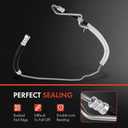 A-Premium Power Steering Pressure Hose Line Assembly Compatible with Lexus LS400 1990-1997, Base V8 4.0L, From Pump, Reference 4441050040
