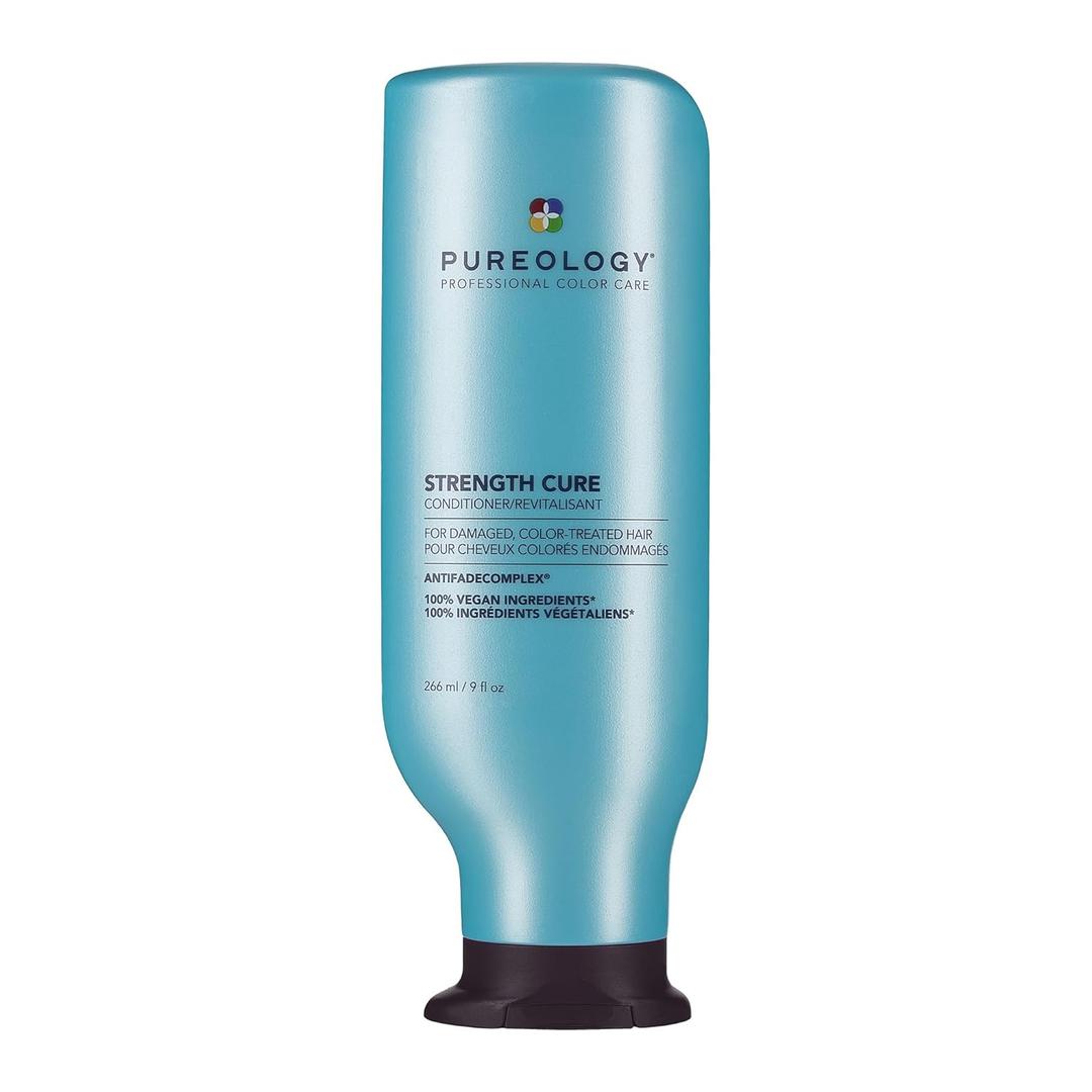 Pureology Strength Cure Conditioner - For Damaged or Color-Treated Hair, Reduces Breakage, Strengthens & Softens, With Sulfate-Free Formula, Vegan (9.2 Fl Oz (Pack of 1))