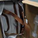 LUGGEX Underseat Carry On Luggage with Wheels, UDK Stylish Lightweight Under Seat Luggage, Soft Sided Personal Item Suitcase for Short Trip (UX-Core, Cream White, 16 Inch)