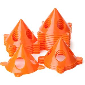 Mr. Pen- Painters Pyramid Stands, 20 Pack, Canvas Holder Stand, 20 Pack Pyramids for Paint Pouring (Orange)
