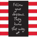 Barker Creek Art Print Set, Be True to Yourself, Set of 8 Art Prints from Barker Creek's Buffalo Plaid & Wide Stripes Collection, Inspirational Quotes, Office, Home, School, 8 Prints, 8" x 10" (4178)