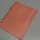 Monthly Planner 2025-2026 (7.4'' x 9.6''), 18 Months Agenda Planner from Jul 2025-Dec 2026, Calendar 2025 with Pocket, 120GSM Paper, Pink