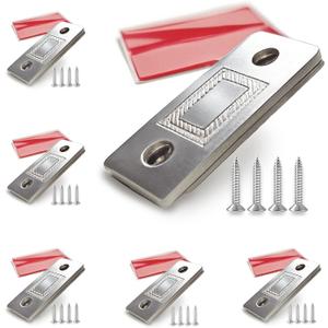 Magnetic Door Catch 5 Pack -Ultra Thin Magnets with Adhesive Backing, Adehoei Cabinet Magnet for Kitchen Drawer, Room Wardrobe Closet Door Closing