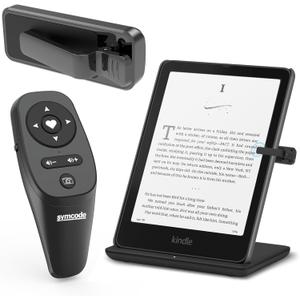 Remote Control Page Turner for Kindle/TikTok,Symcode Kindle Paperwhite Oasis Kobo eReaders,Bluetooth Page Turner for iPad iPhone, Scroller Remote for TIK Tok Video Taking Remote with Wrist Strap