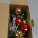 iShabao Battery Operated Christmas Light 13.5ft 20 LED with Timer & 8 Modes Waterproof Christmas Ball Ornaments String Lights for Xmas Tree Wreath Bush Party Home Garden Indoor Decor (Warm White)