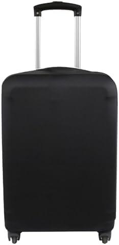 Explore Land Travel Luggage Cover Suitcase Protector Fits 18-22 Inch Case (Black, S)