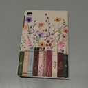  iPad mini 5th 2019/Mini 4th 2016 Case - Smart Folio Cover (Auto Wake/Sleep) with Build-in Pencil Holder for Apple Tablet Soft PU Leather Cover for Women Girls,Painting Flowers (Bookshelf Floral)