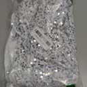 Mr. Pen- Christmas Tree Skirt, 36 inch, Silver Sequin Tree Skirt, Christmas Skirt Tree, Xmas Tree Skirt for Christmas Tree, Christmas Skirts for Xmas Trees, Silver Christmas Tree Skirt Silver