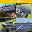 2 Pairs Solar Connectors Y Branch 20A Cable Parallel Adapter Cable Wire Plug Tool Kit for Solar Panel(M/FF+F/MM)