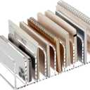 SANRUI Clear Desk Mail Organizer, 9 Compartments Acrylic Office Document Sorter File Storage Holders, Multifunction Letter Folder Racks Holders for Office,Home, School Desktop Organization