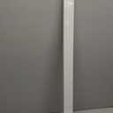 1" x 35.5" White Aluminum Storm Door Sweep Replacement Weatherproof Bottom Seal for Security Doors (1, White)