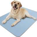 Buvlnee Summer Dog Cooling Mat Washable Ice Silk Self Cool Pad for Small Medium Large Dogs and Cats, Pet Sleeping Pad for Crate, Bed, Indoor & Outdoor Floor, Car Seats