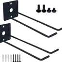 2 Pack Wall Mount Hook Tool Organizer,Garage Tool Organizer Wall Mount,Iron Shelf Accessory compatible with Suncast Sheds,with EZ Bolt Assembly