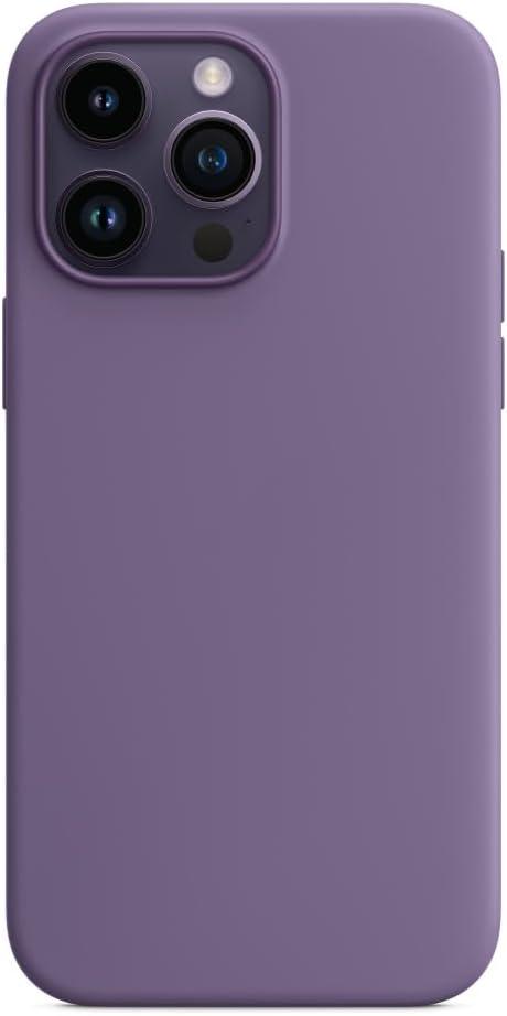 enttgo Silicone Case Compatible with iPhone 14 Pro Max 6.7 inches (Iris)