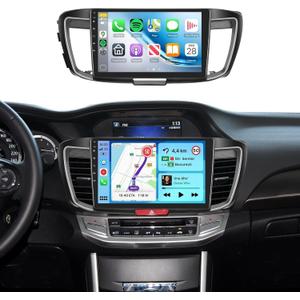 4G+64G Radio for Honda Accord 2.4L 2013-2015 Car Stereo with Wireless Carplay Android Auto,10.1'' 1280X720P IPS Touch Screen,5.0Bluetooth,Android Auto,FM/RDS,Backup Camera
