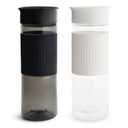 Munchkin Miracle 360 Cup Parent Pack, 24 Ounce Spill Proof Sippy Cups, Black and White, 2 Pack  Great for Toddlers, Big Kids or Adults