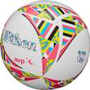 WILSON AVP Movement Volleyball - Official Size, Pink/Yellow/Blue