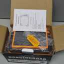 2 Pack 120W Solar Rechargeable Work Light, 144 LED 10000LM Led Work Light with 4 Modes, Portable Flood Light with Stand, IP66 Waterproof Outdoor Working Light for Emergency Mechanic Camping Repair