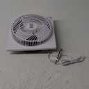 BLACK+DECKER Mini Box Fan Tabletop Quiet 9 Inch Desk Box Fans Frameless BFB09W White