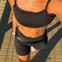 Aoxjox Dual Core High Impact Layered Sports Bra (Black, XL)
