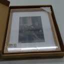 8x10 Picture Frames Natural Oak,Original Wood Hand Make Crafted Photo Frame with Mat to 5x7 Graduation Picture Display,Family Picture,Wedding Picture Tabletop & Wall Decoration (8"x10" |mat to 5"x7", Natural White Oak)
